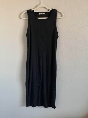 Sleeveless Black Midi Dress by Madewell